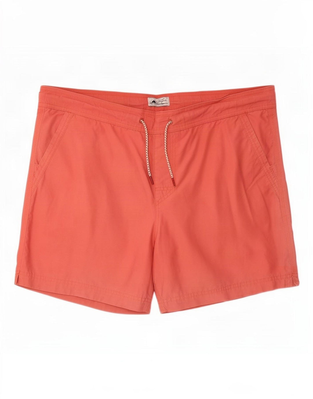 Fat Face Herren-Badeshorts, groß, aus roter Baumwolle