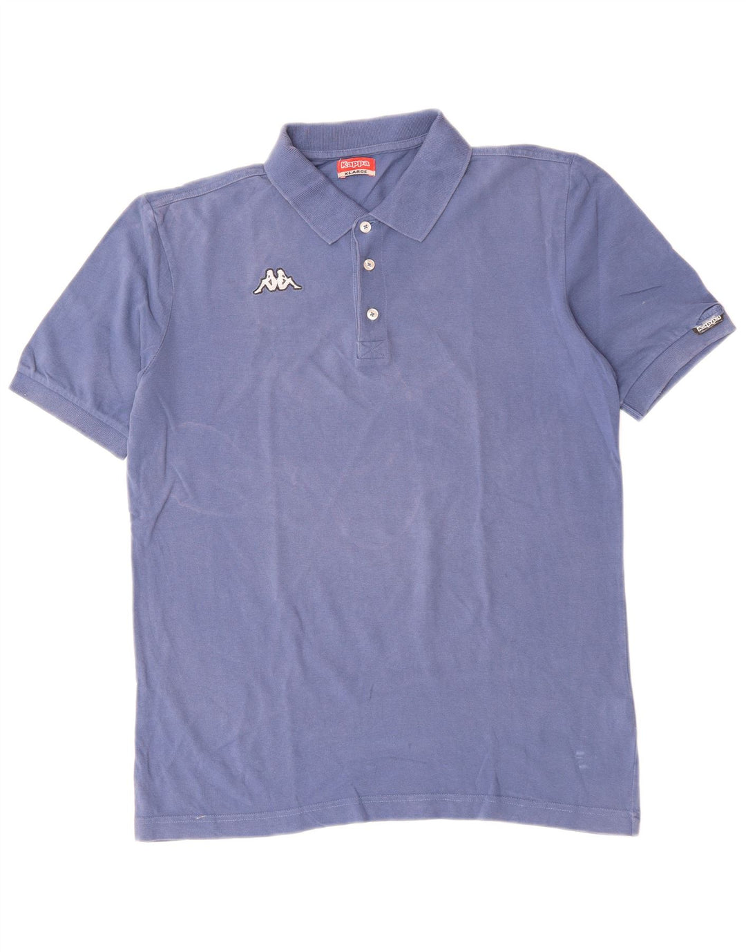 KAPPA Herren Poloshirt XL Blau Baumwolle