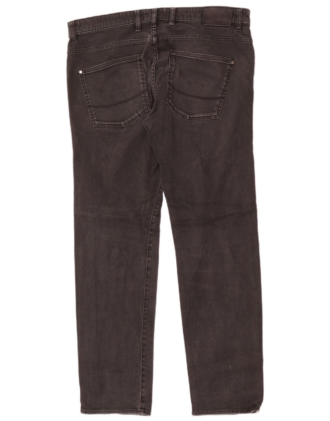 Ted Baker Herren Straight Jeans W36 L30 Schwarz