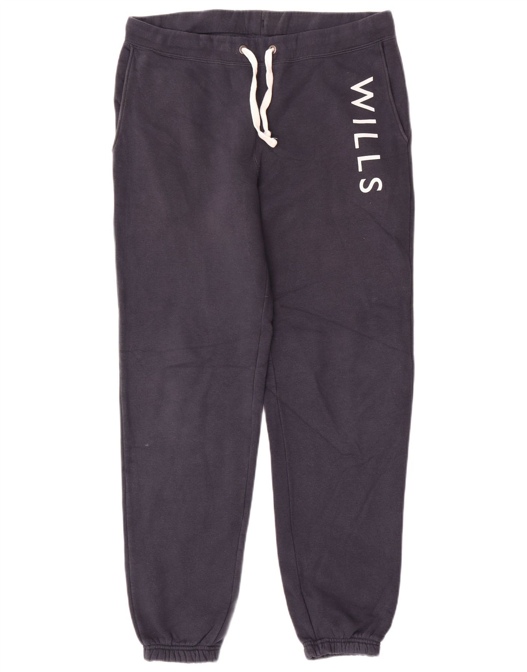 Jack Wills Herren-Trainingsanzughose mit grafischem Muster, mittelblaue Baumwolle
