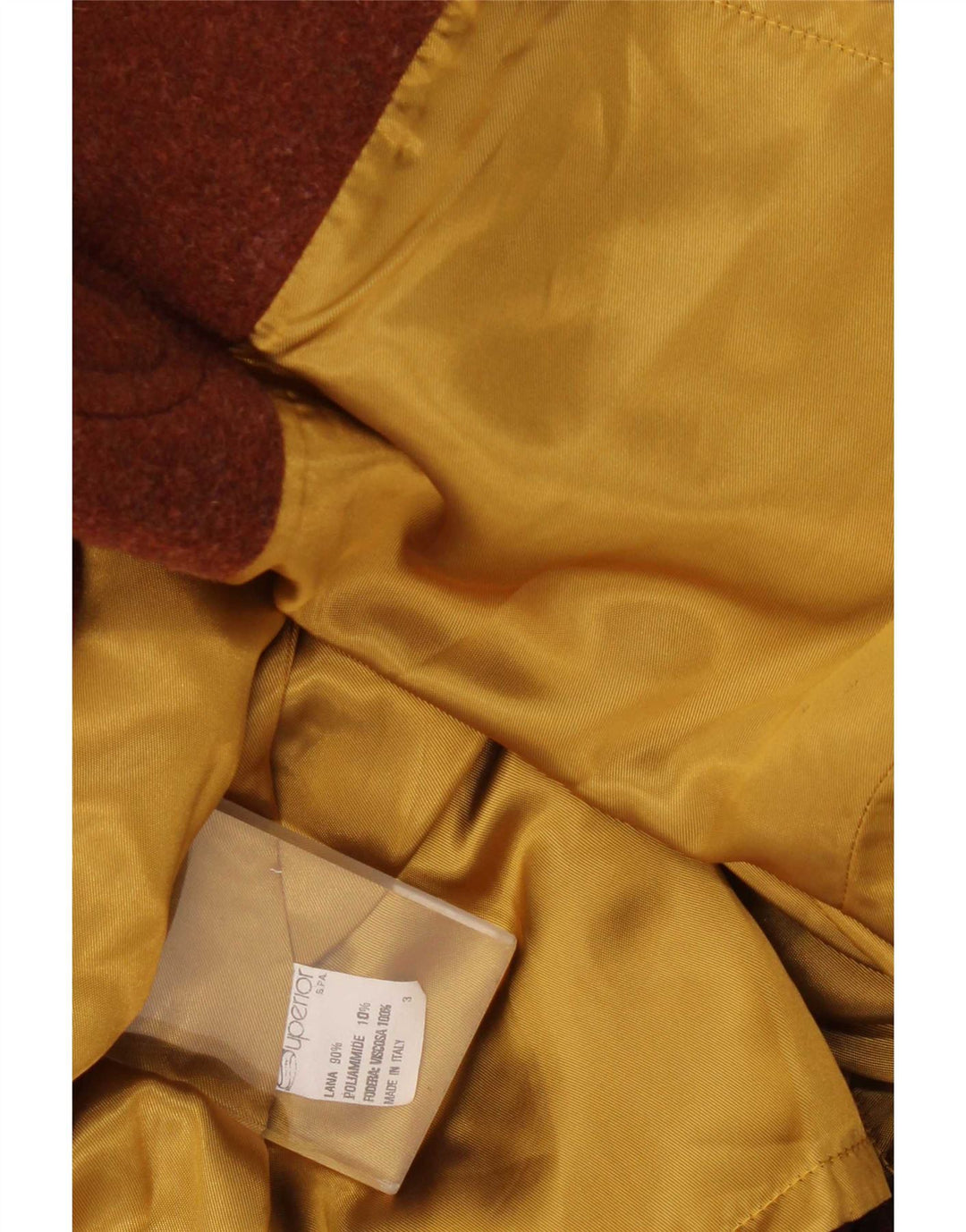Übergroßer Dufflecoat für Damen von Superior, US 3 XS, braune Wolle