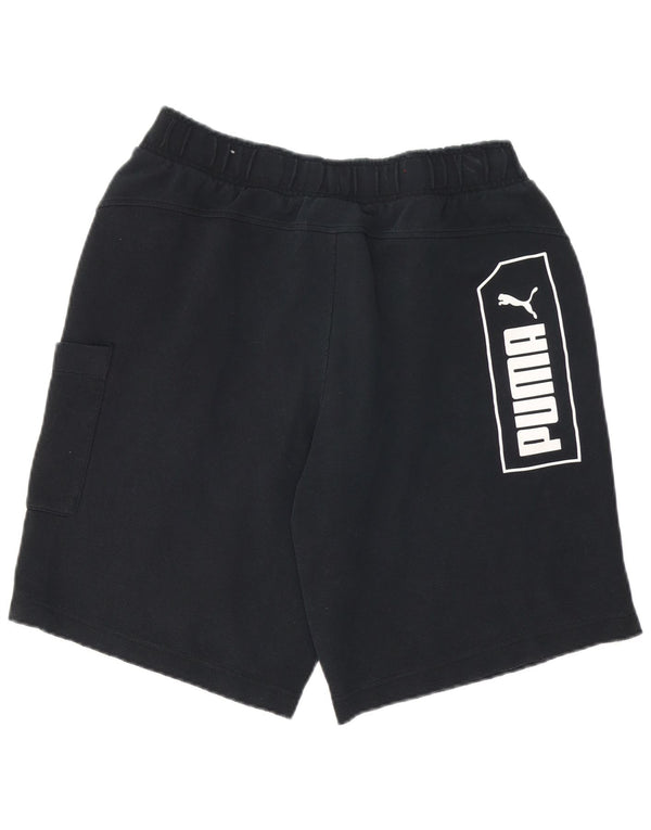 PUMA Herren Graphic Sport Shorts Large Schwarz
