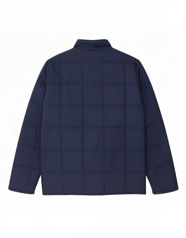 Fila Herren Wattierte Jacke UK 38 Medium Marineblau Polyamid
