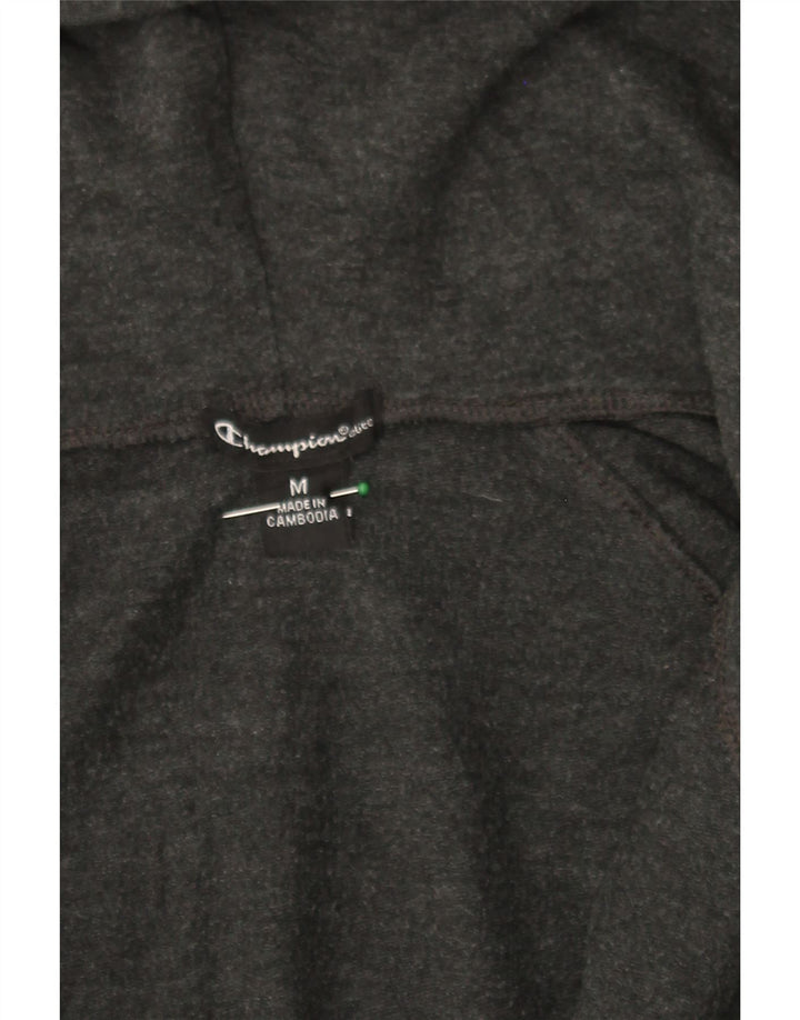 CHAMPION Womens Zip Hoodie Sweater UK 12 Medium Grey Cotton Vintage Champion and Second-Hand Champion from Messina Hembry 