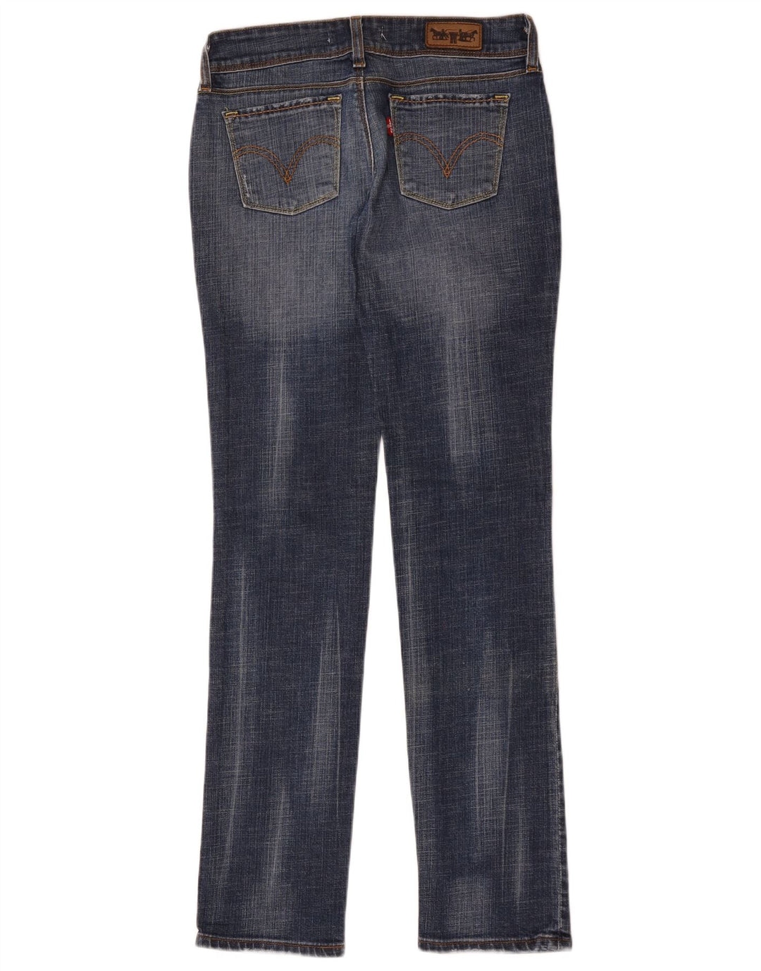 Levi's Damen 571 Slim Jeans W29 L34 Blaue Baumwolle