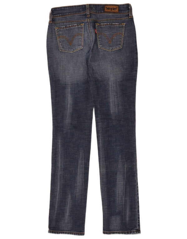 Levi's Damen 571 Slim Jeans W29 L34 Blaue Baumwolle