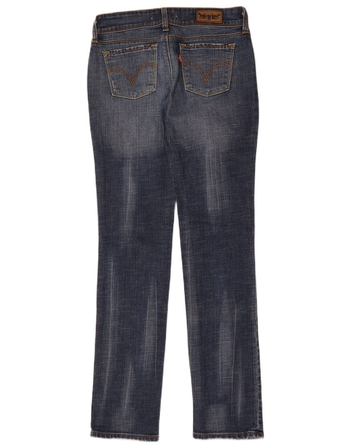 Levi's Damen 571 Slim Jeans W29 L34 Blaue Baumwolle