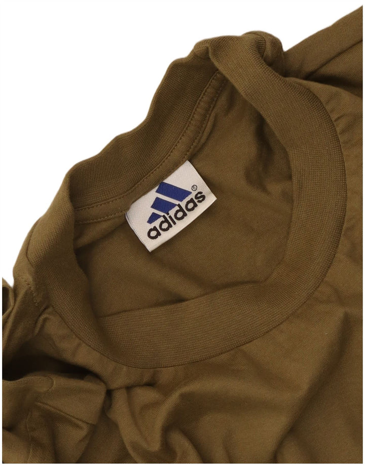Adidas Herren Grafik T-Shirt Top Large Khaki