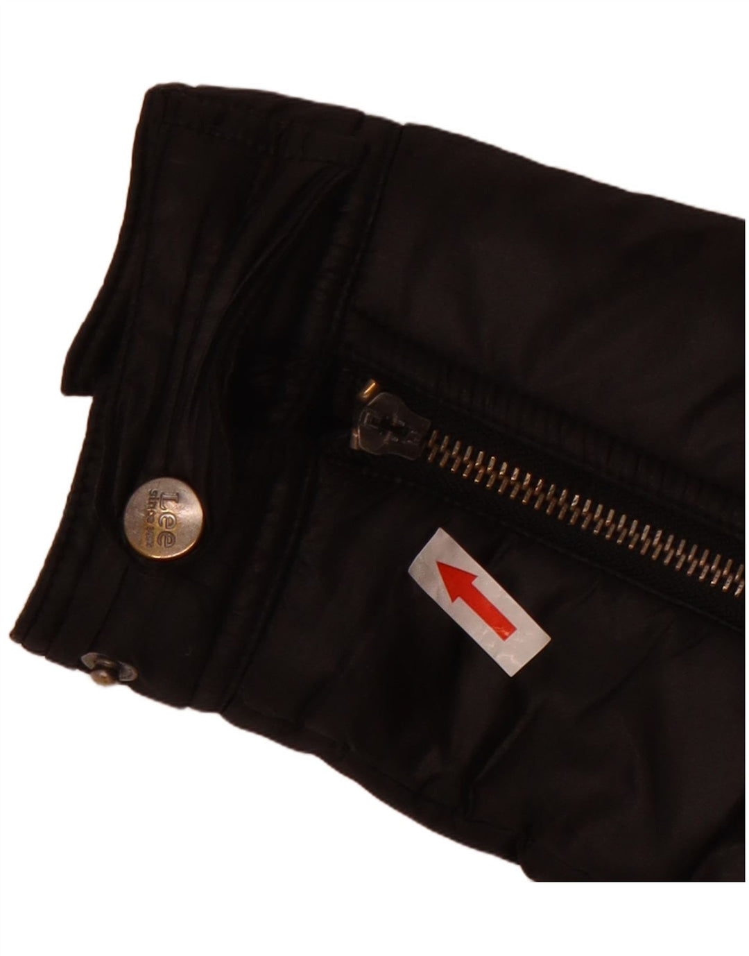 Lee Jungen Militär-Jacke, gepolstert, 11–12 Jahre, schwarzes Polyester