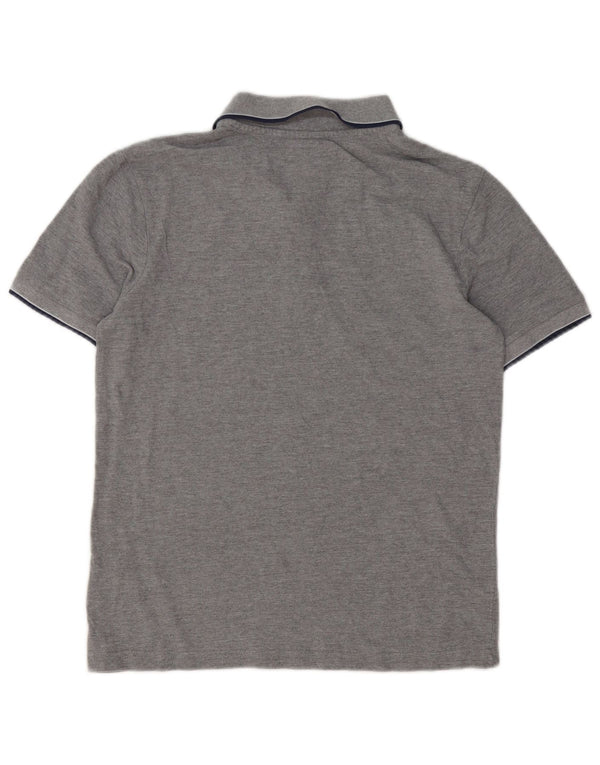 Kappa Jungen-Poloshirt, 13–14 Jahre, mittelgraue Baumwolle