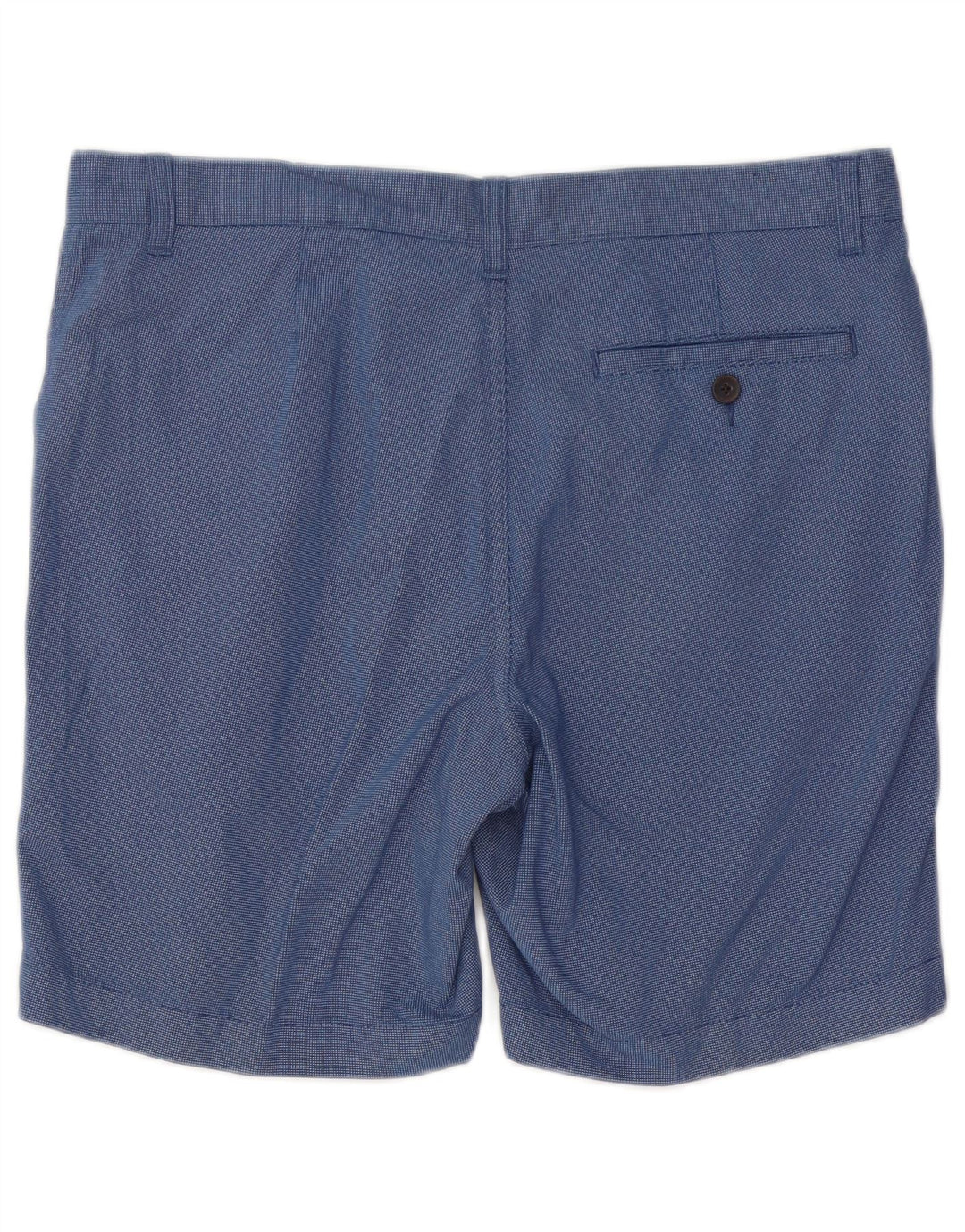 Marks & Spencer Herren-Chinoshorts W34, Größe L, Blau, Baumwolle