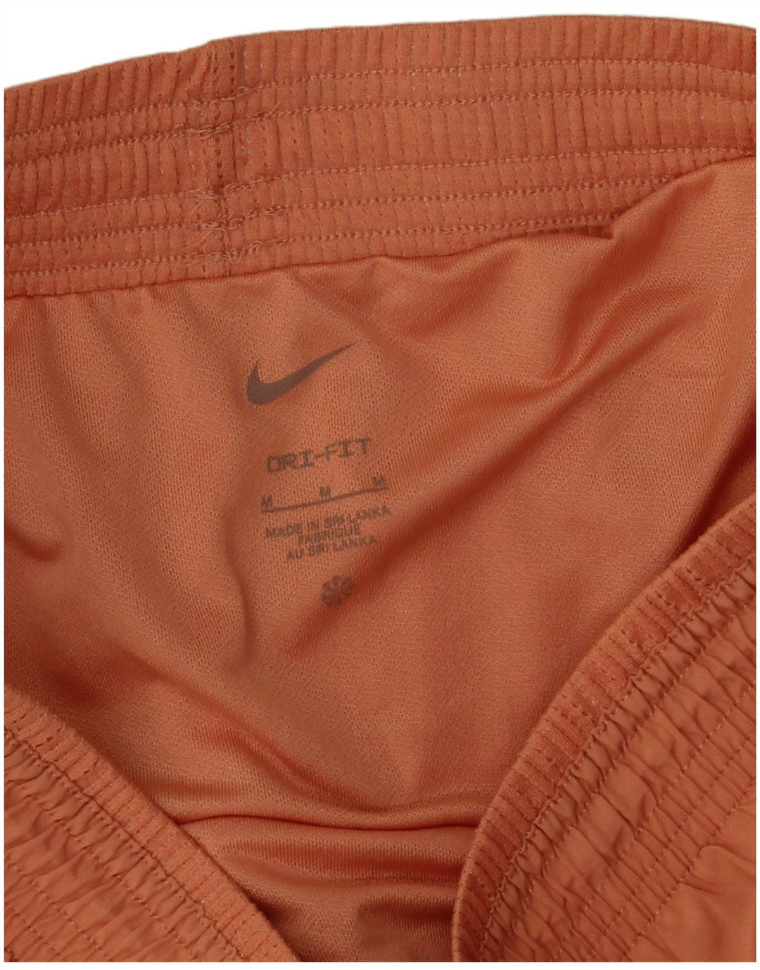 Nike Damen Dri Fit Sport Shorts UK 14 Mittelorange Polyester