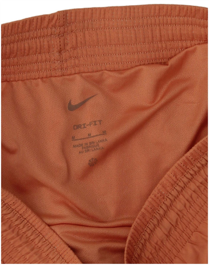 Nike Damen Dri Fit Sport Shorts UK 14 Mittelorange Polyester