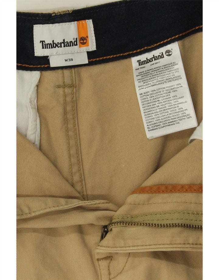 Timberland Herren Cargoshorts W38 XL Beige Baumwolle