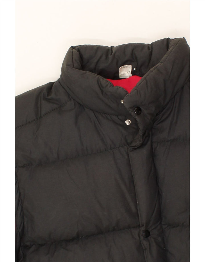 VINTAGE Boys Padded Jacket 13-14 Years XL Black Cotton Vintage Vintage and Second-Hand Vintage from Messina Hembry 
