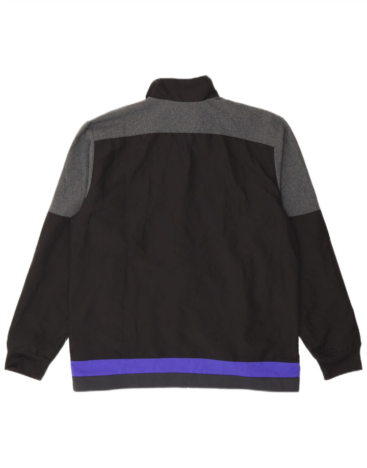 Adidas Herren All Blacks Graphic Trainingsanzug-Oberteil, Größe L, Schwarz, Farbblock