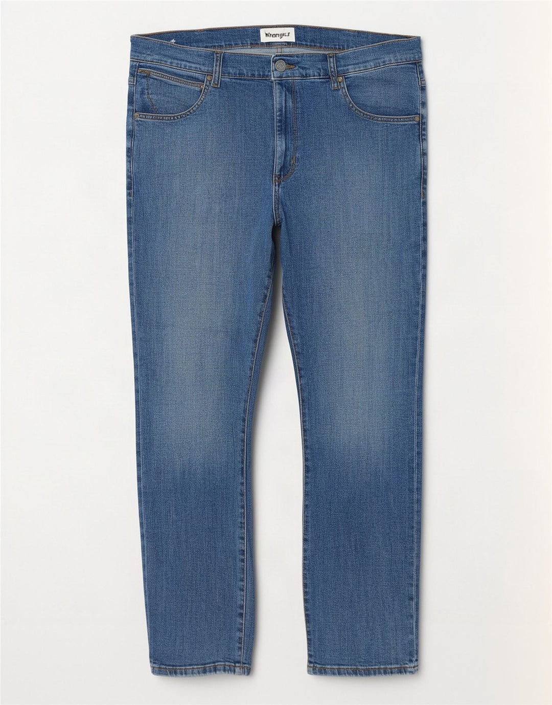 Wrangler Herren Larston Slim Jeans W36 L32 Blaue Baumwolle