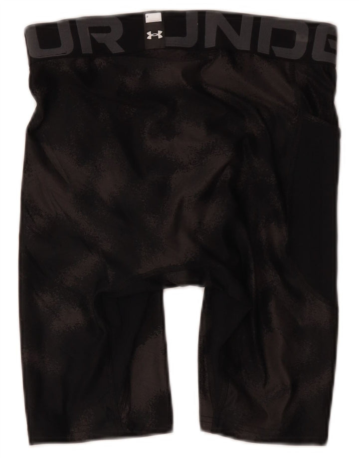 Under Armour Herren-Radsport-Grafik-Sportshorts in mittlerer schwarzer Tarnung