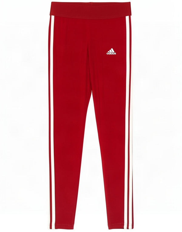 Adidas Damen Leggings UK 4/6 XS Rote Baumwolle