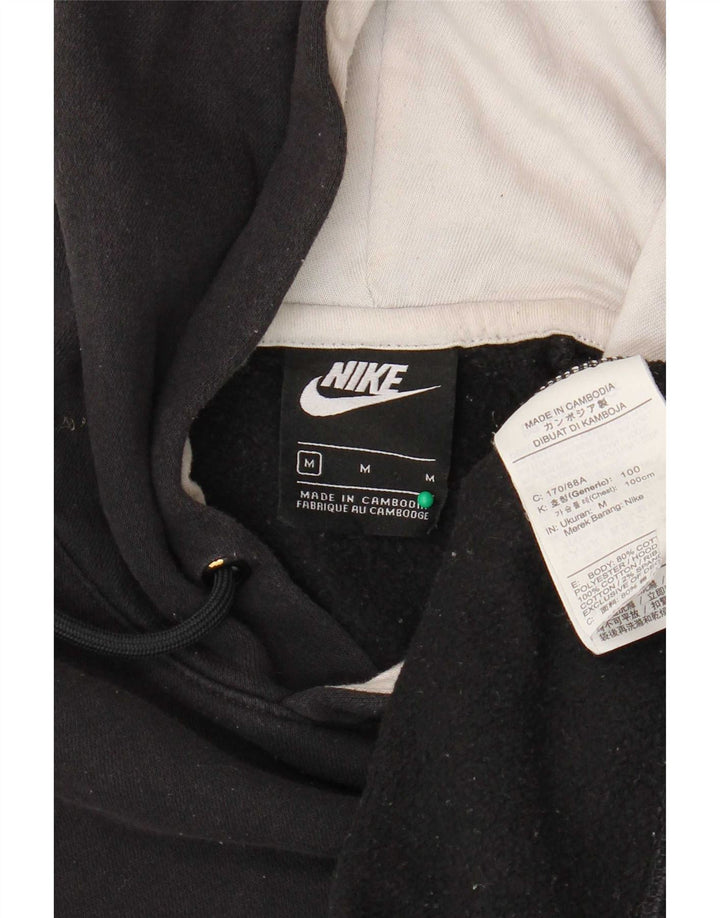 Nike Herren-Kapuzenpullover mit Grafik, mittelschwarz, Colourblock-Baumwolle