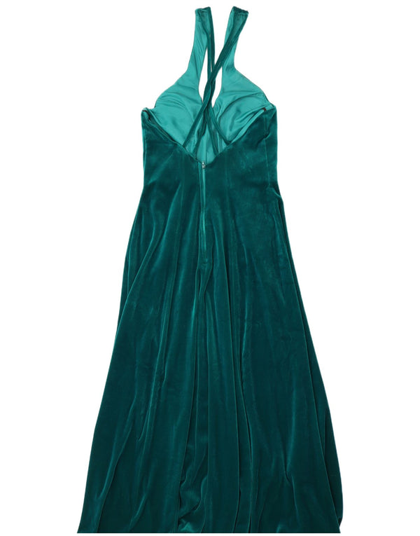 The House Of Nicholas Damen Samt-Neckholder-A-Linien-Kleid, Gr. 46, Grün