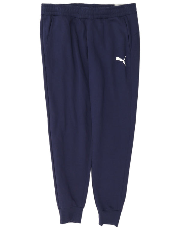 Puma Herren-Trainingshose, Jogginghose, XL, Marineblau, Baumwolle