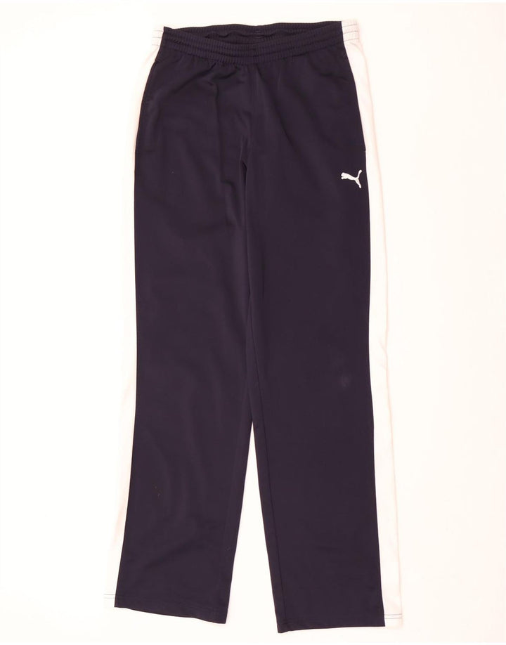 Puma Herren-Trainingshose, Mittelgroßes Marineblau, Colourblock-Polyester