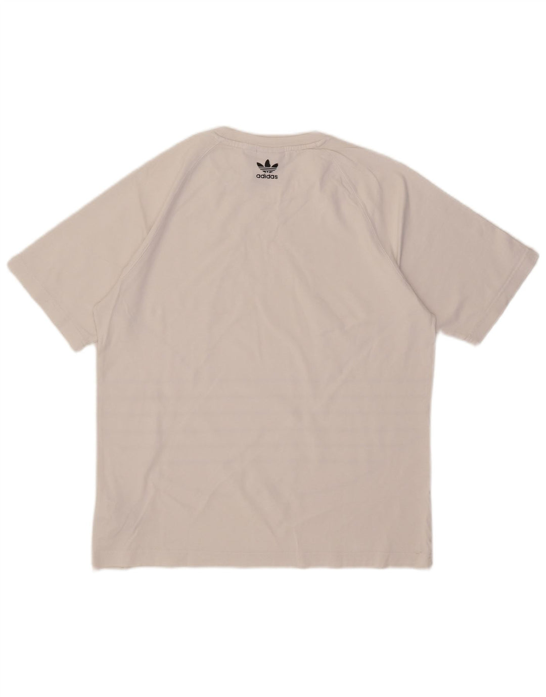 Adidas Herren Grafik T-Shirt Top Small Weiß Baumwolle