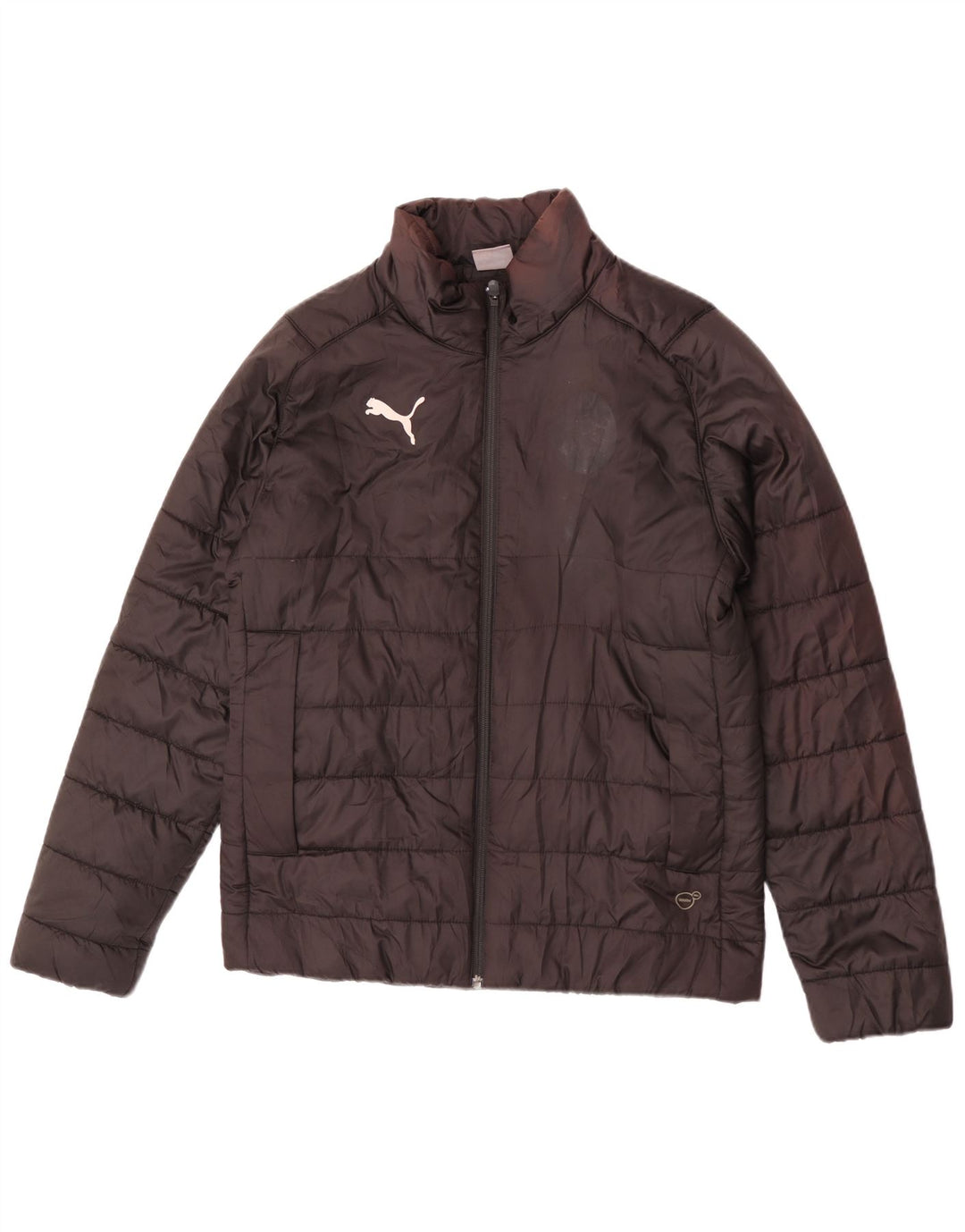 Puma Herren gepolsterte Jacke UK 36 Small Schwarz Polyester