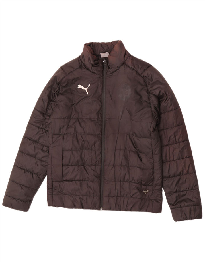 Puma Herren gepolsterte Jacke UK 36 Small Schwarz Polyester