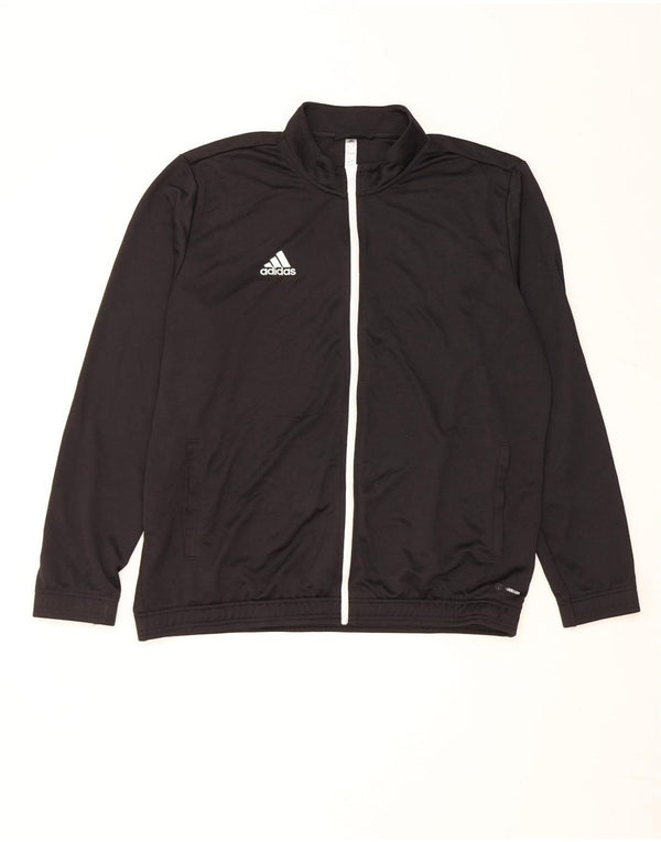 Adidas Herren Aeroready Trainingsanzug Top Jacke 2XL Schwarz Polyester