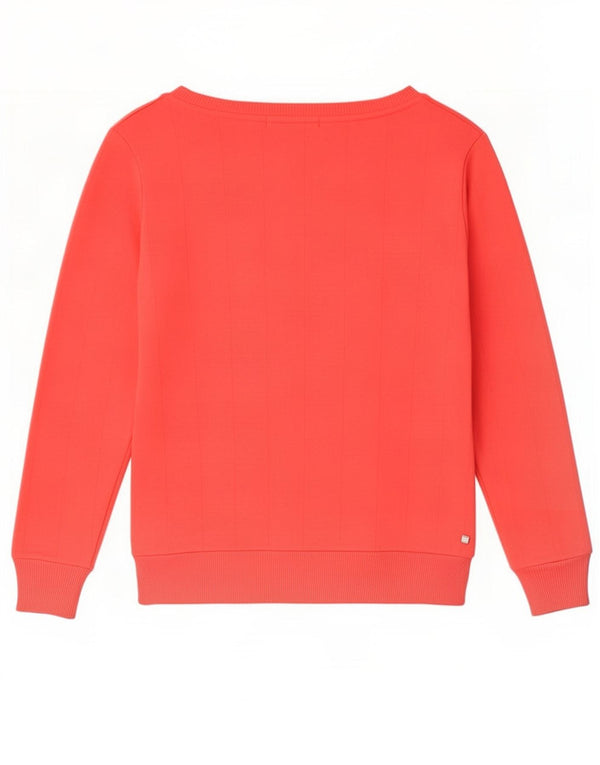 Puma Damen Grafik-Sweatshirt-Pullover UK 12 Mittelrote Baumwolle