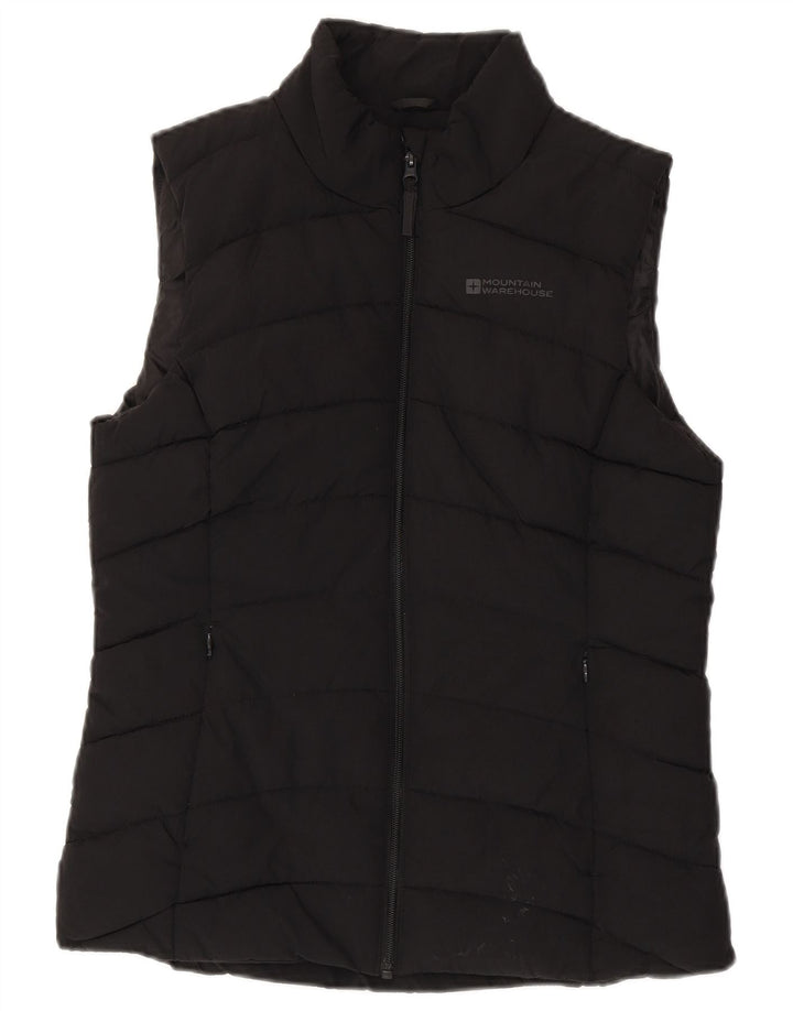 MOUNTAIN WAREHOUSE Damen Wattierte Weste UK 12 Medium Schwarz Polyamid