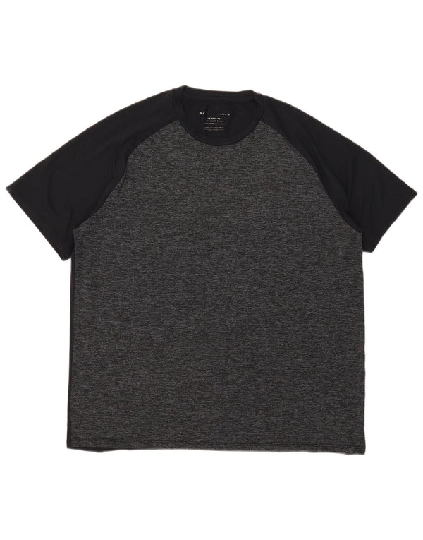 Under Armour Herren T-Shirt Top Large Schwarz meliert