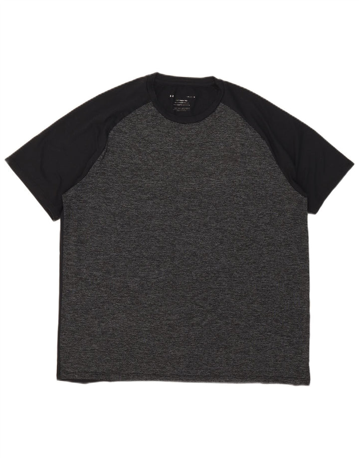 Under Armour Herren T-Shirt Top Large Schwarz meliert
