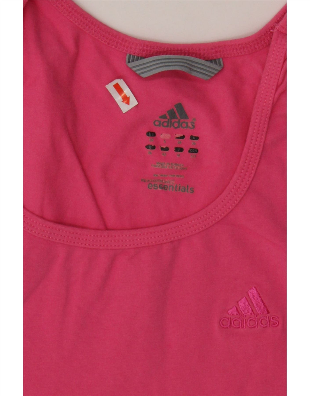 ADIDAS Womens Vest Top UK 10 Small Pink