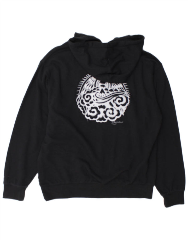 Volcom Herren-Kapuzenpullover mit Grafik, Größe S, Schwarz, Baumwolle