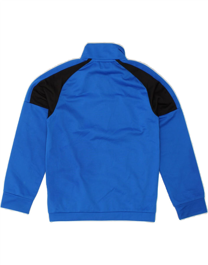 PUMA Boys Tracksuit Top Jacket 7-8 Years Small  Blue Colourblock Polyester Vintage Puma and Second-Hand Puma from Messina Hembry 