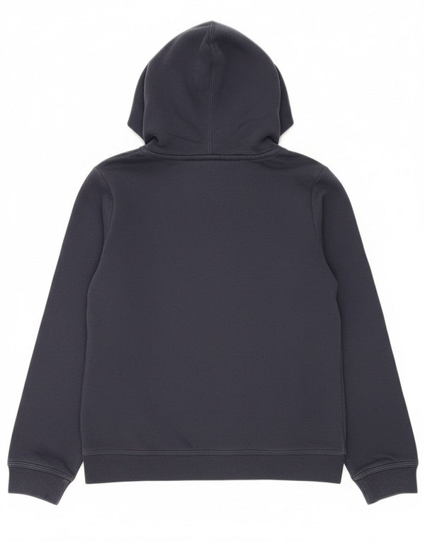 Nike Jungen-Pullover mit grafischem Kapuzenpullover, 10–11 Jahre, mittleres Marineblau, Farbblock