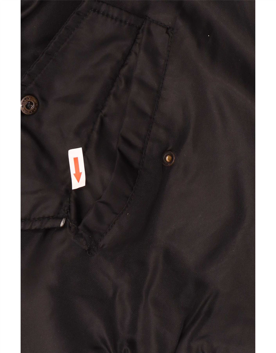 Vintage Herren Bomberjacke UK 38 Medium Black Nylon