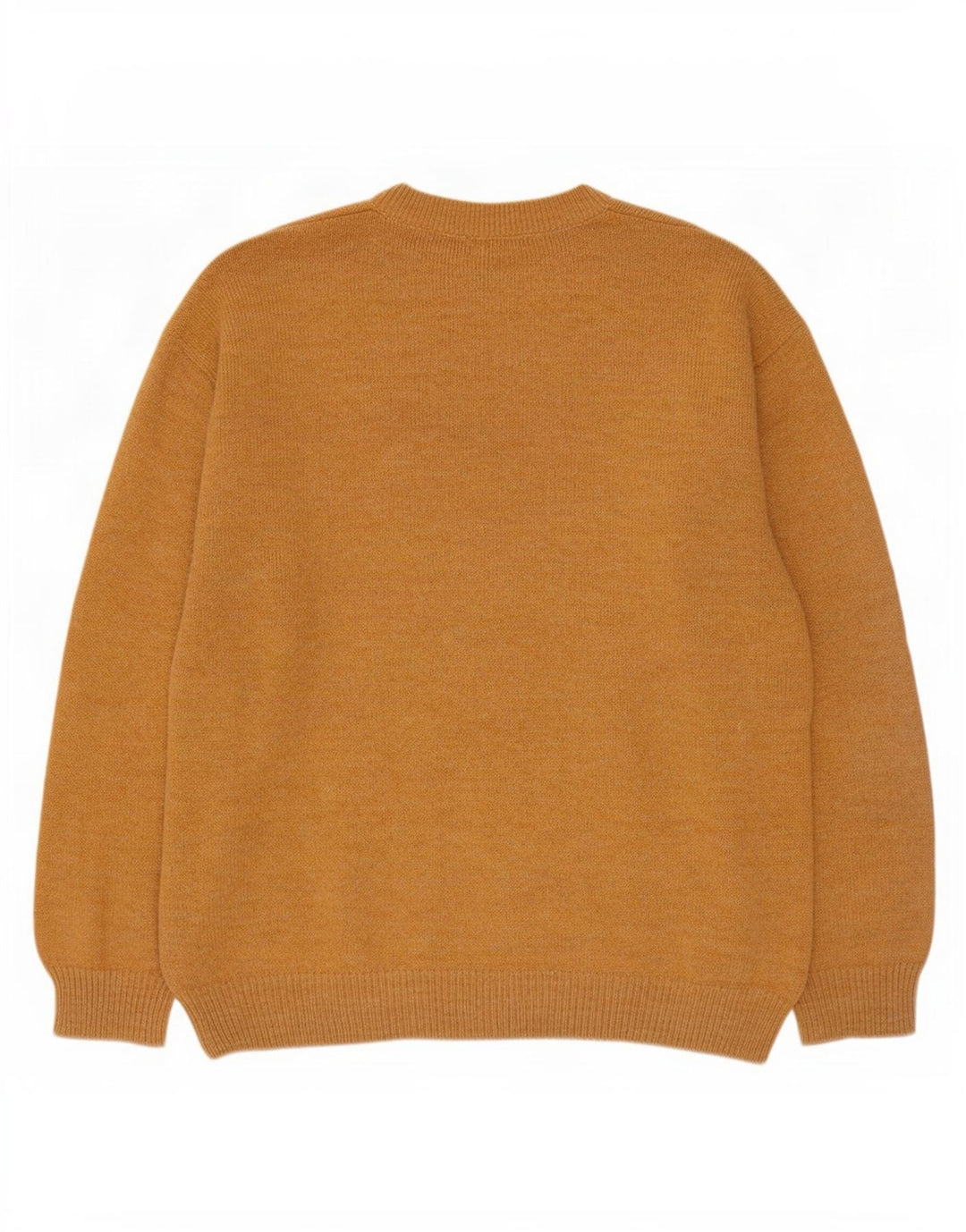 Vintage Herren Rundhalspullover Pullover XL Beige