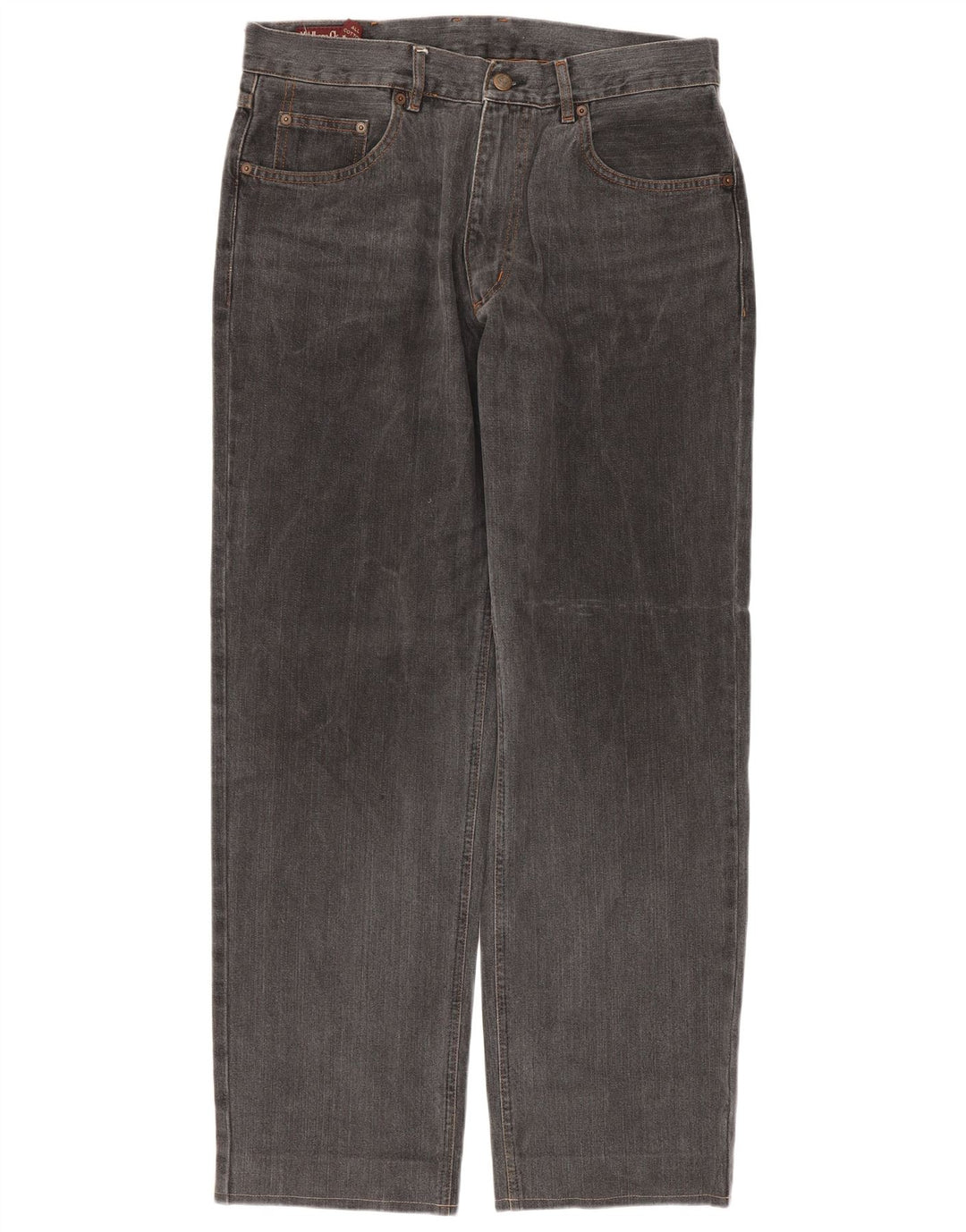 MARLBORO CLASSICS Herren Straight Jeans W33 L29 Graue Baumwolle