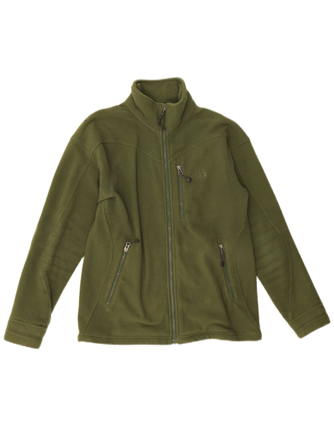 The North Face Herren Fleecejacke UK 36 Small Grün Polyester