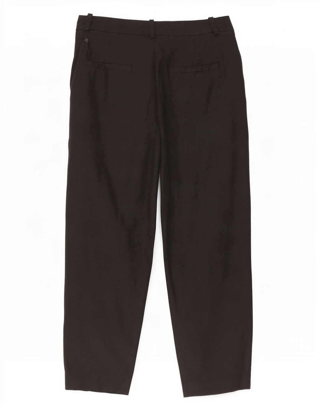 Massimo Dutti Damen Kurze Hose EU 40 Medium W30 L25 Schwarzes Leinen