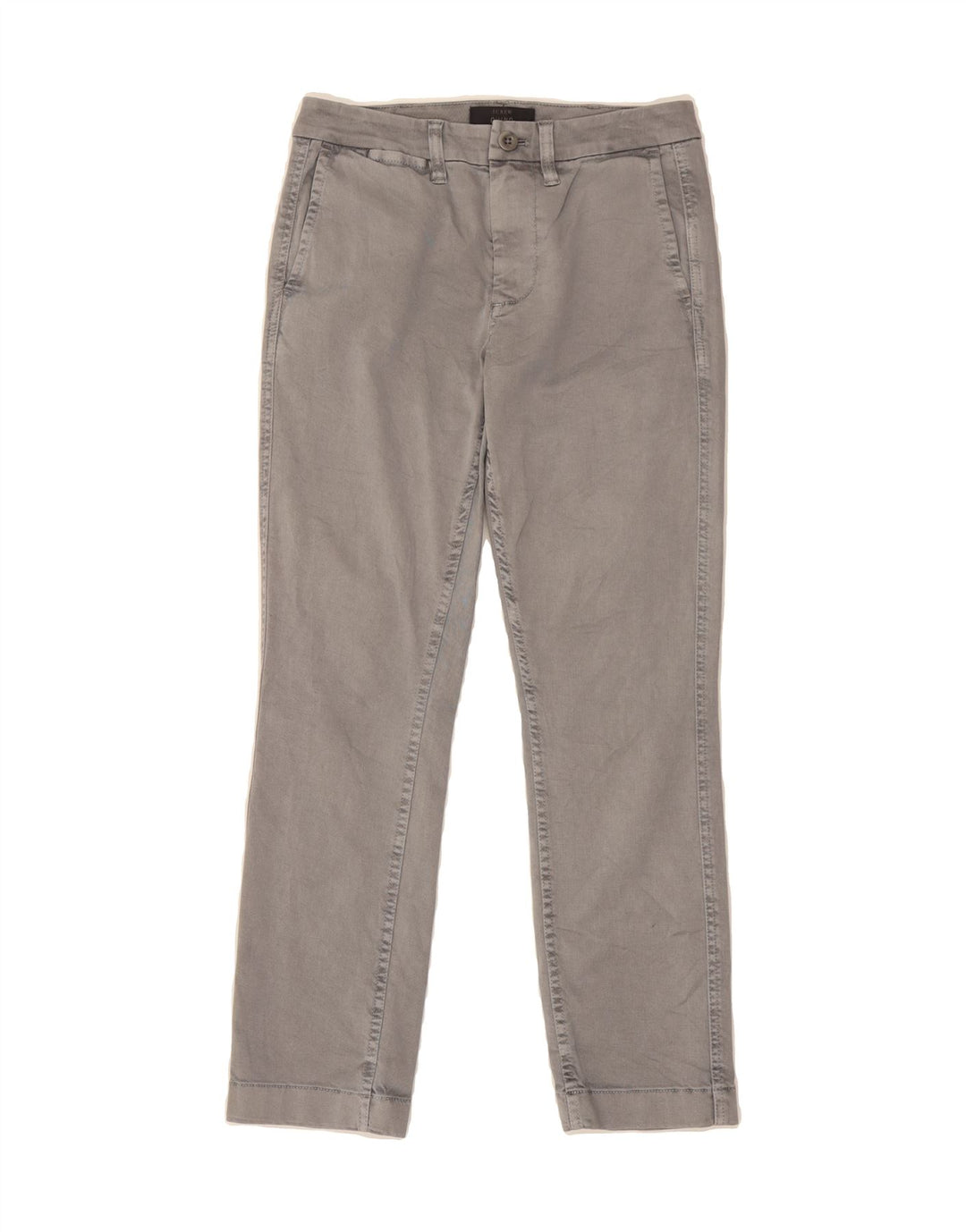 J. CREW Womens Slim Chino Trousers W24 L26 Grey Cotton Vintage J. Crew and Second-Hand J. Crew from Messina Hembry 