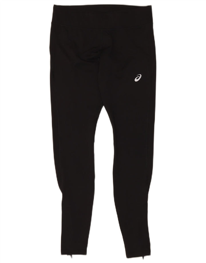 ASICS Damen Leggings UK 10 Small Schwarz Polyester