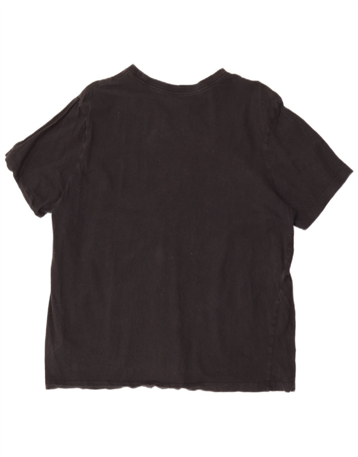 Nike Herren T-Shirt Top XL Schwarz Baumwolle