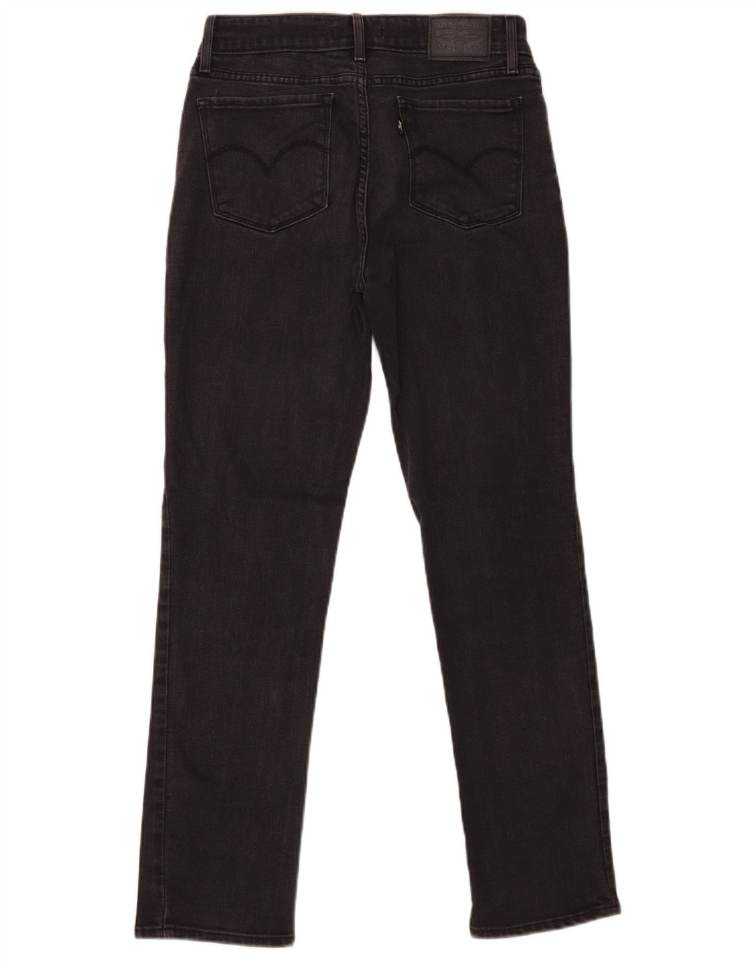 Levi's Damen 712 Slim Jeans W29 L30 Graue Baumwolle