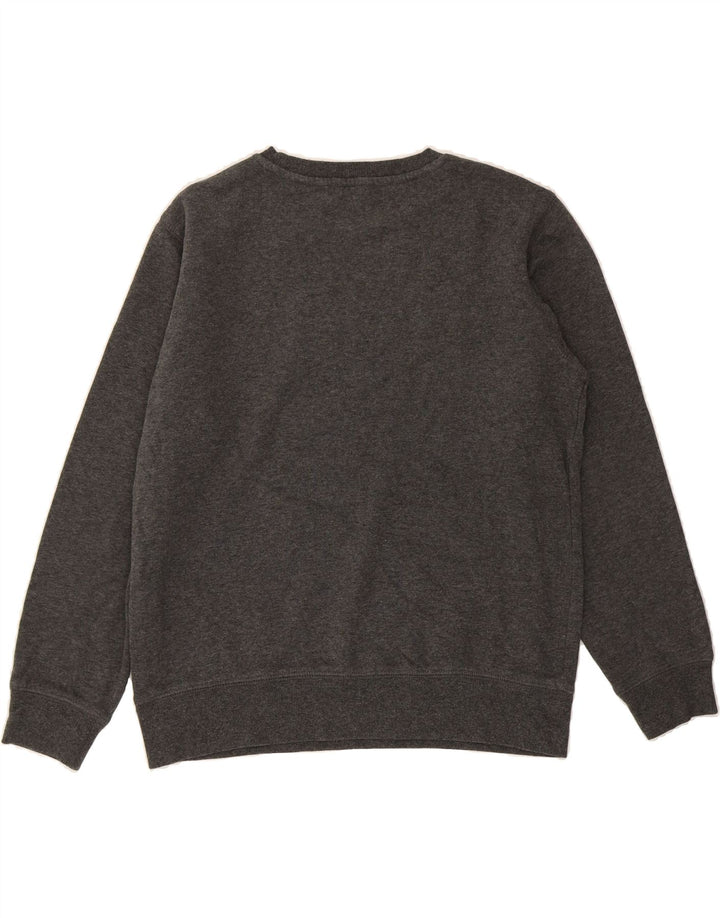 CHAMPION Womens Graphic Sweatshirt Jumper UK 16 Large Grey Vintage Champion and Second-Hand Champion from Messina Hembry 