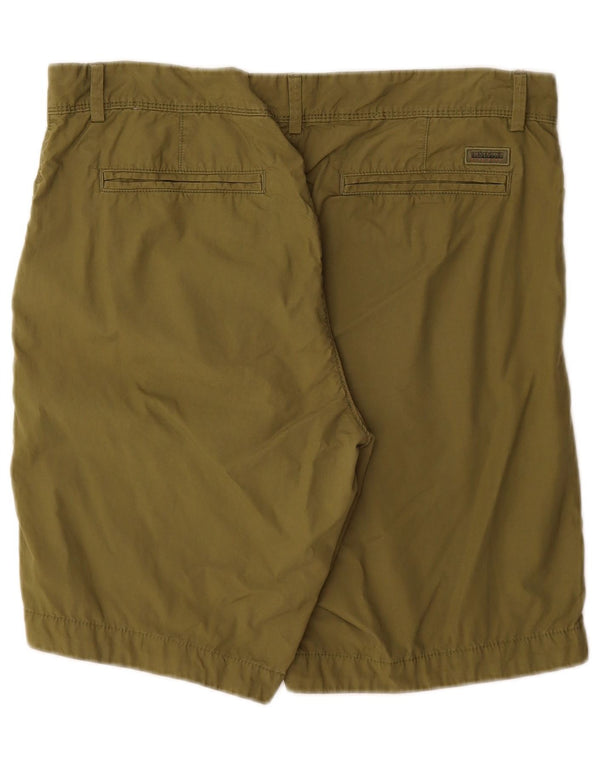 Napapijri Herren Chino-Shorts W34 Large Khaki Baumwolle